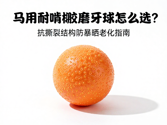 马用耐啃橡胶磨牙球怎么选？抗撕裂结构防暴晒老化指南