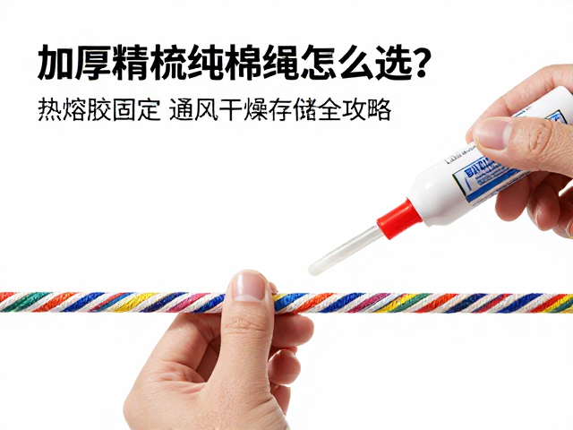 加厚精梳纯棉绳怎么选?热熔胶固定,通风干燥存储全攻略