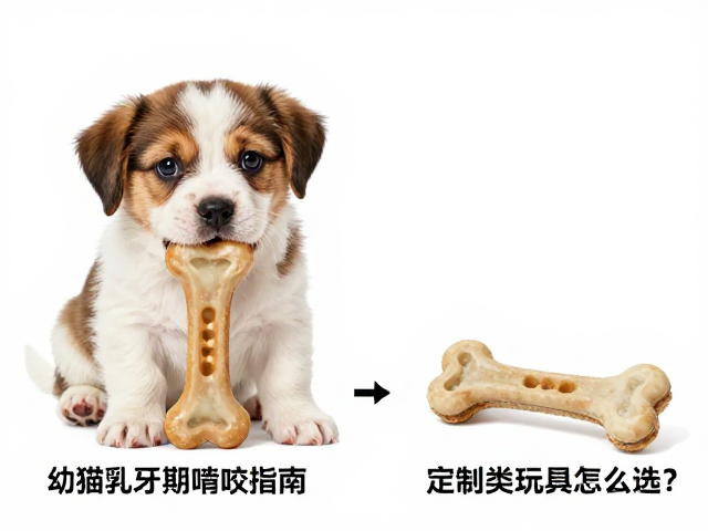 幼犬乳牙期啃咬指南,原生牛皮卷与定制骨类玩具怎么选?