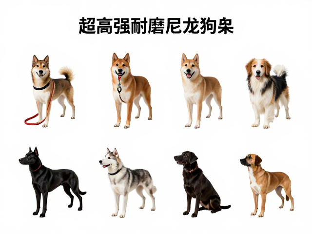 超高强耐磨尼龙狗绳，声音清脆，依犬种体型选对不踩雷