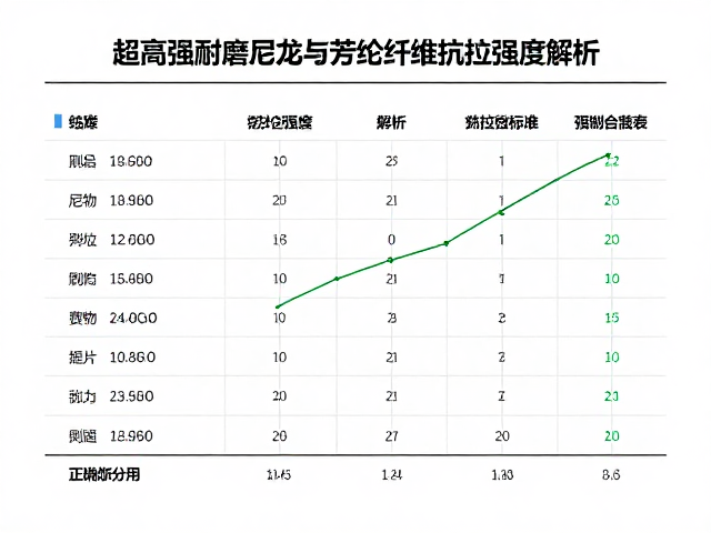 超高强耐磨尼龙与芳纶纤维抗拉强度解析,性能对比与选购指南