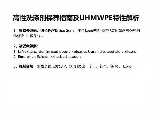 超高强耐磨尼龙如何清洗？中性洗涤剂保养指南及UHMWPE特性解析