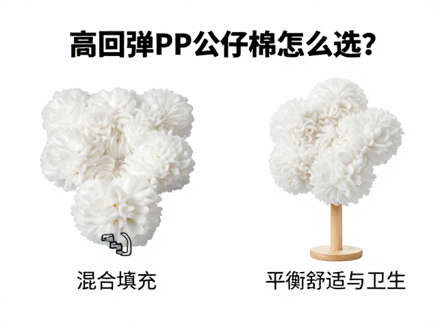 高回弹PP公仔棉怎么选？混合填充，定期暴晒，平衡舒适与卫生