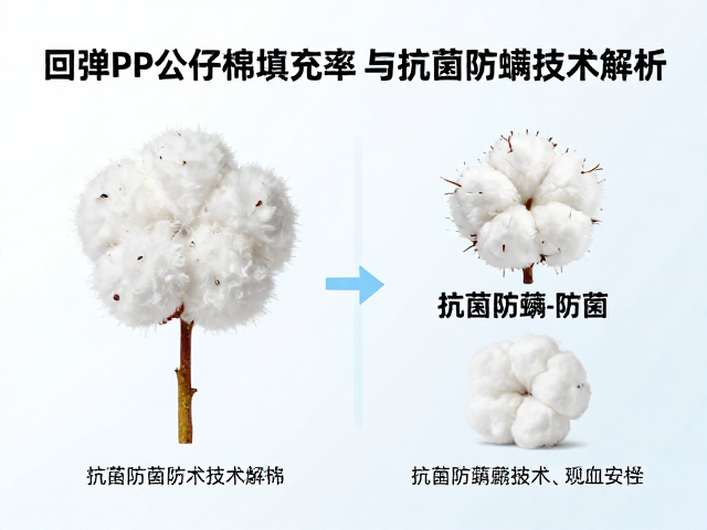 高回弹PP公仔棉填充率与抗菌防螨技术解析