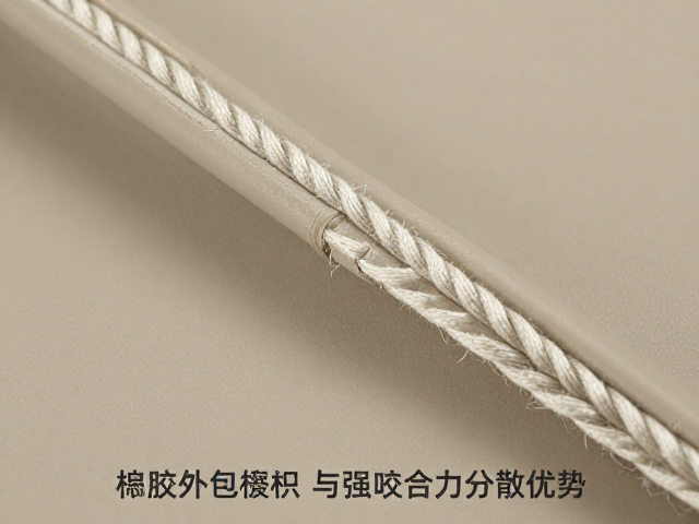 橡胶外包棉绳复合面料,局部注胶粘合技术解析与强咬合力分散优势