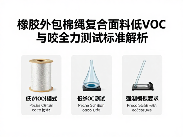 橡胶外包棉绳复合面料低VOC与咬合力测试标准解析