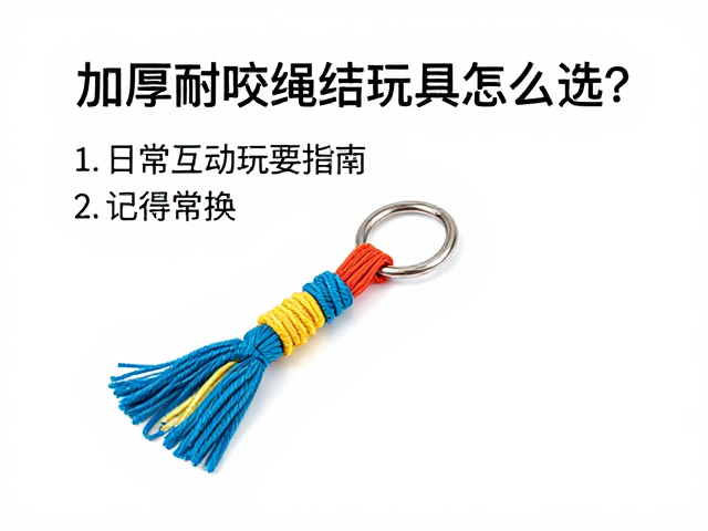 加厚耐咬绳结玩具怎么选?日常互动玩耍指南,记得常换