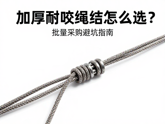 加厚耐咬绳结怎么选?批量采购避坑指南与定期检查磨损技巧