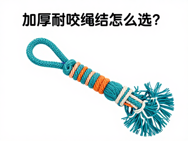 加厚耐咬绳结怎么选?宠物玩具定期更换指南,告别日常消耗焦虑