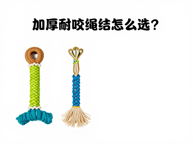 加厚耐咬绳结怎么选?宠物玩具定期更换指南,告别日常消耗焦虑