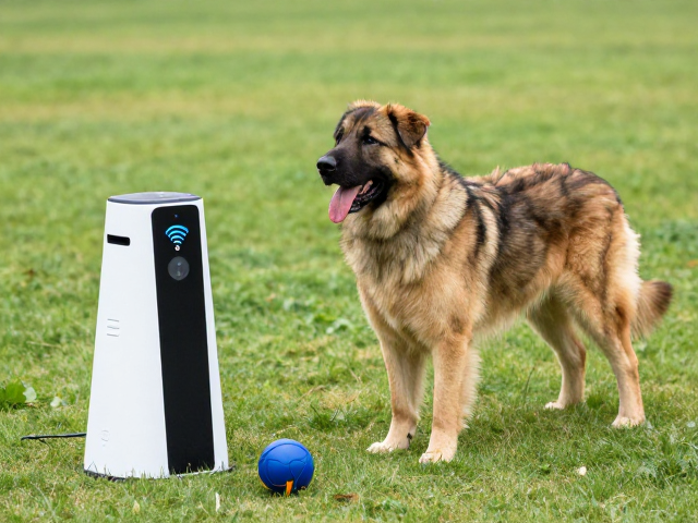 中大型犬全自动投球机,蓝牙Wi-Fi智能互联,精准控球训练神器