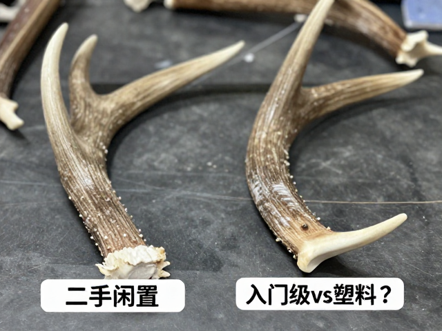 10元内天然鹿角vs塑料？二手闲置入门级材质差价揭秘
