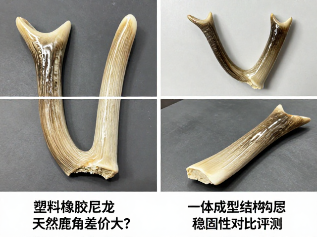 塑料橡胶尼龙天然鹿角差价大？一体成型结构稳固性对比评测