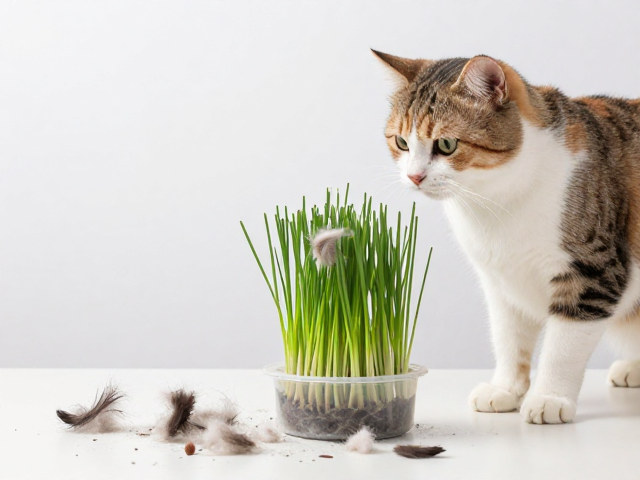 猫咪换羽期狂掉毛?试试猫草棒,室内互动,少掉毛更粘人