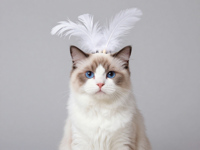 猫咪换头术?羽毛头逗猫棒,定制造型,让毛孩秒变网红