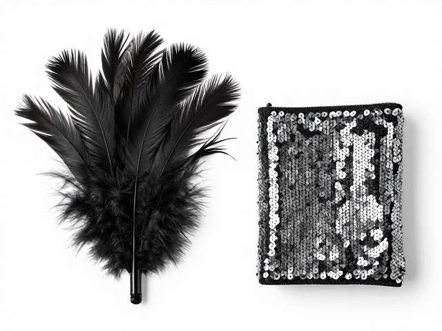 羽毛头怎么换?亮片款单独收纳防损,延长使用寿命