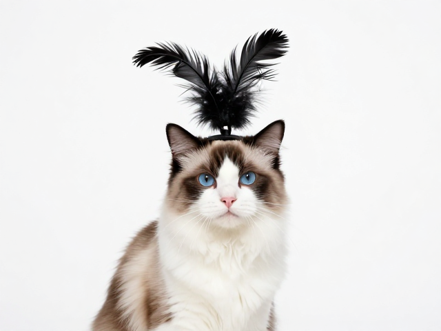 猫咪换头术?羽毛头逗猫棒,定制造型,让毛孩秒变网红