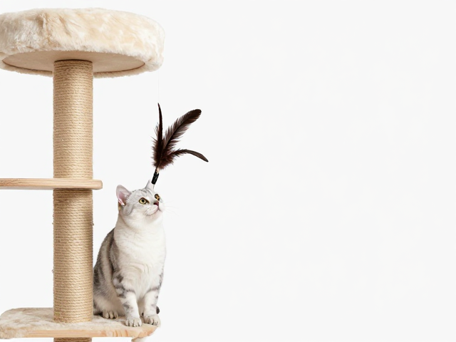 猫爬架搭配指南,替换羽毛头技巧,精选宠物消耗品让猫咪更爱玩