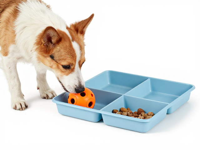 高智商犬种益智球怎么用？藏食盒替换隔层挡板让喂食更有趣