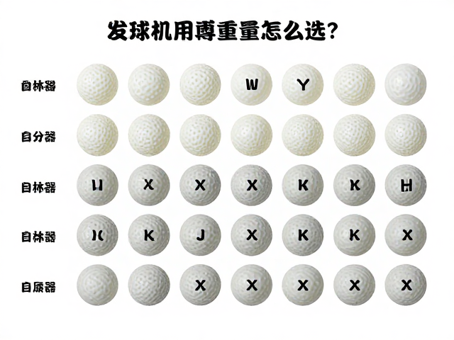 自动发球机专用替换球怎么选?按重量分级,嗅闻解谜提升训练效率