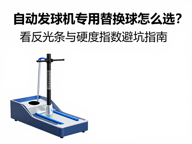 自动发球机专用替换球怎么选?看反光条与硬度指数避坑指南