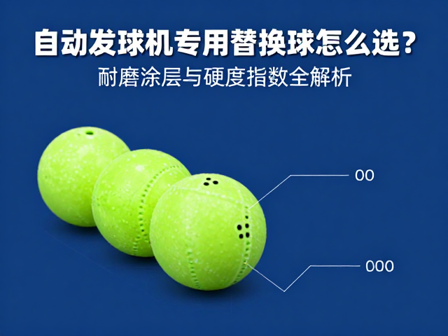 自动发球机专用替换球怎么选?耐磨涂层与硬度指数全解析
