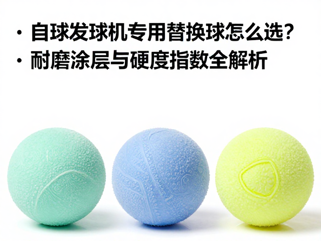 自动发球机专用替换球怎么选?耐磨涂层与硬度指数全解析