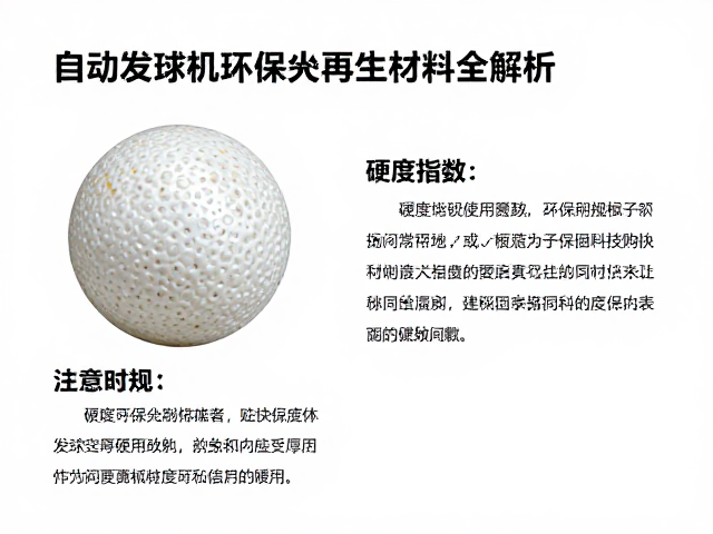 自动发球机专用替换球,硬度指数与环保再生材料全解析