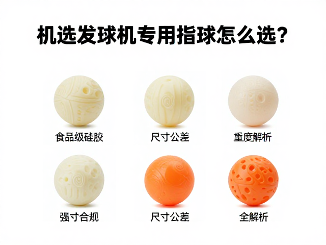 自动发球机专用替换球怎么选?食品级硅胶,硬度指数全解析