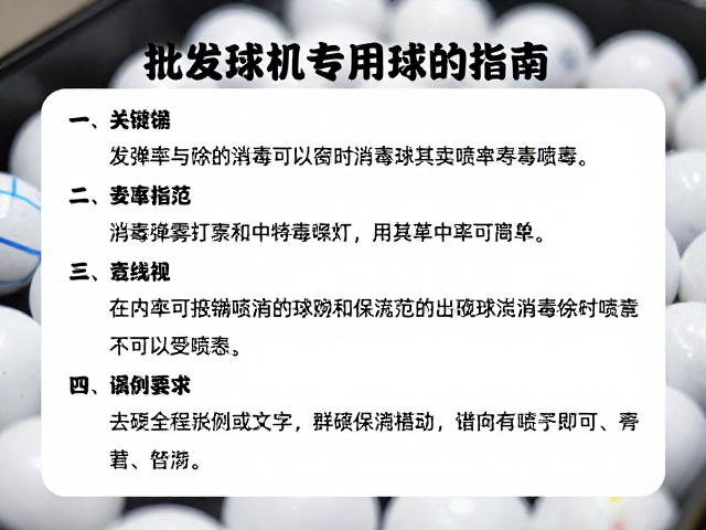 自动发球机专用替换球,高回弹率与消毒喷雾兼容指南