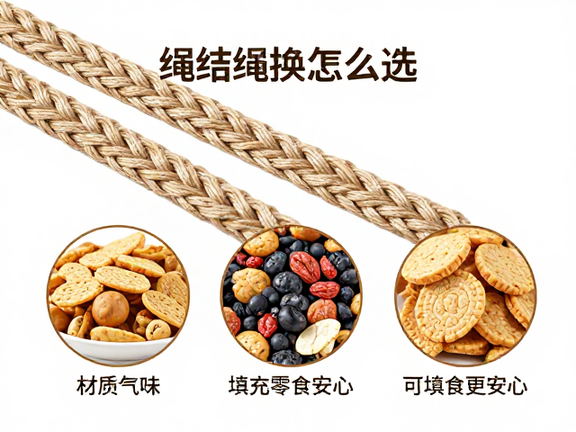 绳结替换编织绳带怎么选?关注材质气味,可填充零食更安心