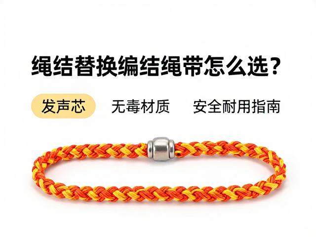 绳结替换编织绳带怎么选?发声芯,无毒材质,安全耐用指南