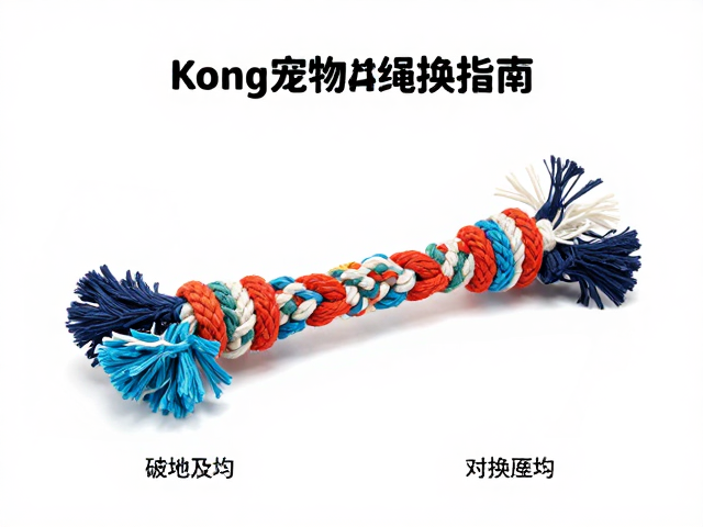 Kong宠物玩具绳结更换指南，检查破损及时换，选对编织绳带更耐用