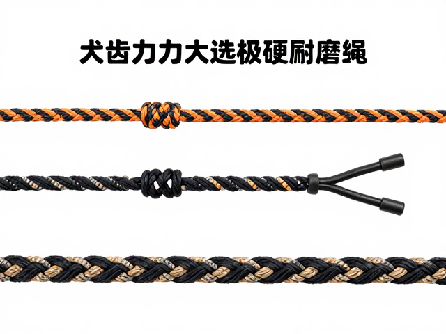 犬齿力度大选极硬耐磨绳?绳结替换编织绳带全攻略