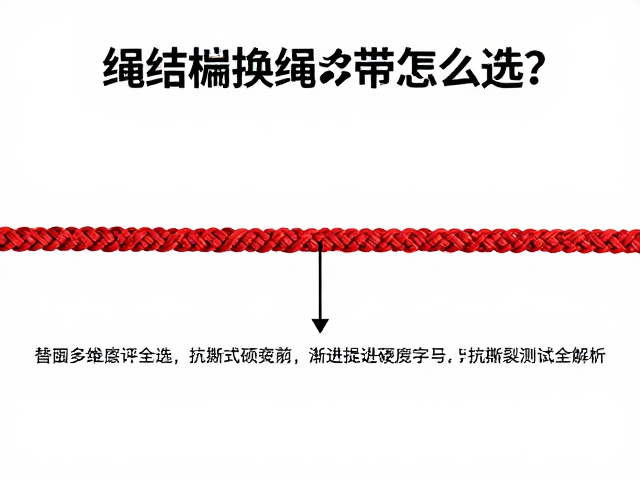 绳结替换编织绳带怎么选？渐进式硬度与抗撕裂测试全解析