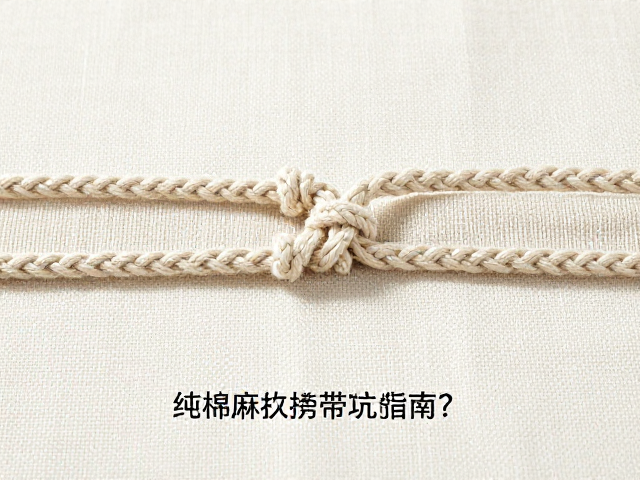 绳结替换编织绳带怎么选?关注纯棉麻材质气味,避坑指南