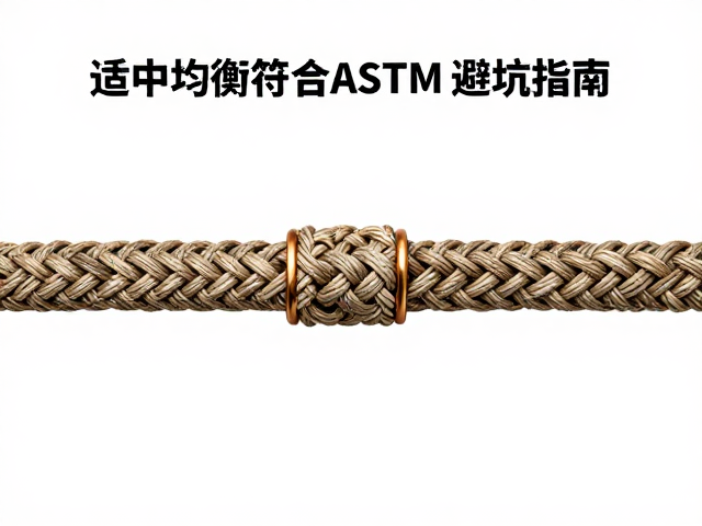 绳结替换编织绳带怎么选?适中均衡且符合ASTM标准的避坑指南