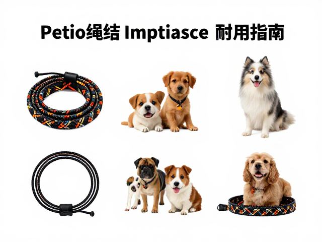日本Petio绳结替换编织绳带,多宠家庭共享安全耐用指南