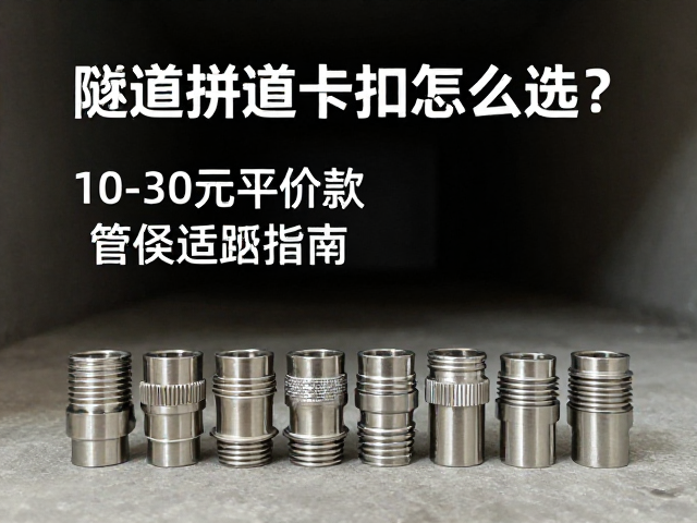 隧道拼接卡扣怎么选?10-30元平价款管径适配指南