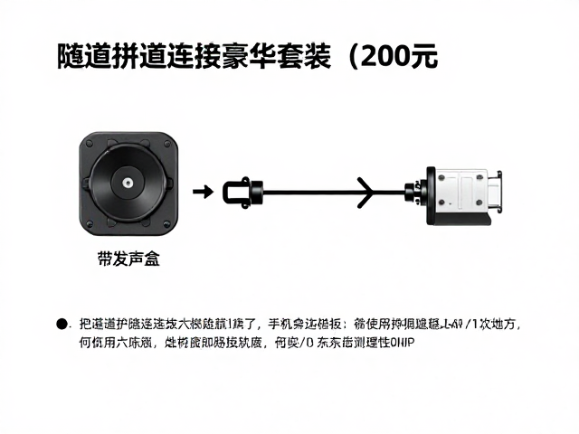 隧道拼接连接卡扣豪华套装(200元,)带发声盒,安装教程与避坑指南