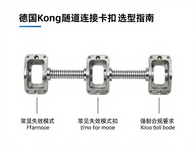 德国Kong伸缩管与隧道拼接连接卡扣选型指南