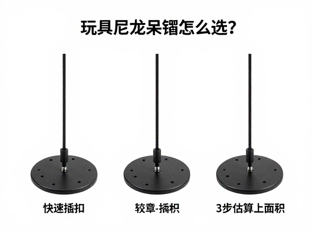 大型玩具悬挂尼龙吊绳怎么选？配快速插扣，3步估算占地面积