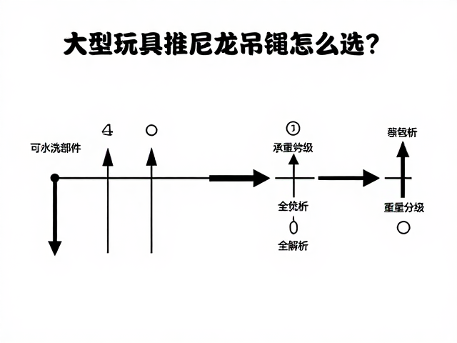 大型玩具悬挂尼龙吊绳怎么选?可水洗部件与重量分级全解析