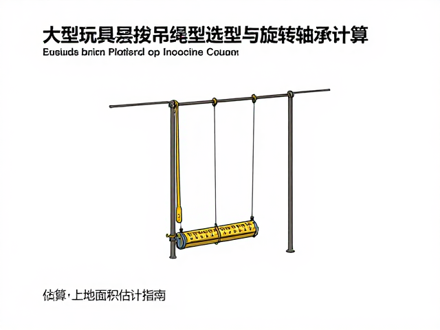 大型玩具悬挂尼龙吊绳选型与旋转轴承计算，附占地面积估算指南