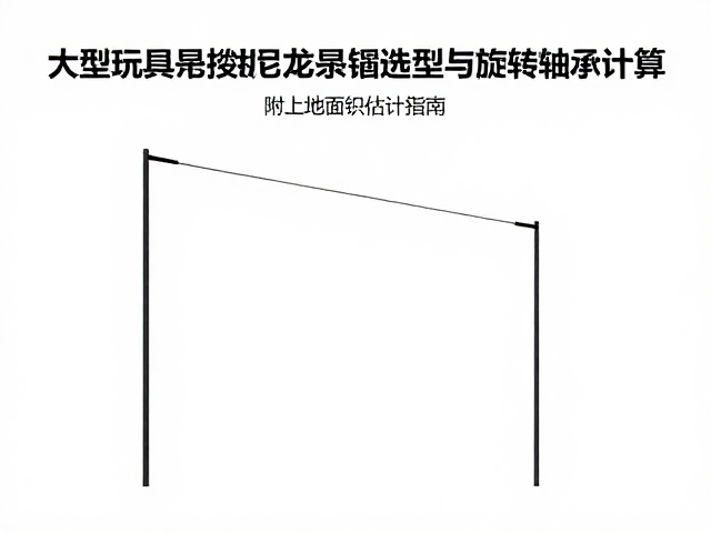 大型玩具悬挂尼龙吊绳选型与旋转轴承计算，附占地面积估算指南