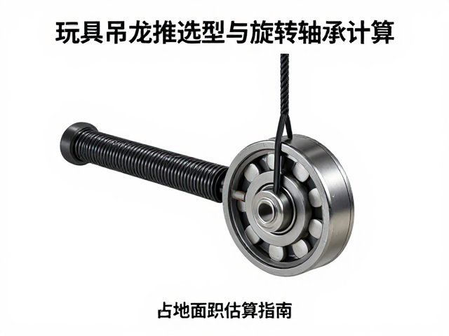 大型玩具悬挂尼龙吊绳选型与旋转轴承计算，附占地面积估算指南