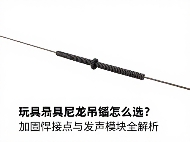 大型玩具悬挂尼龙吊绳怎么选?加固焊接点与发声模块全解析