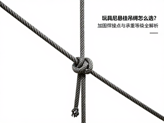 大型玩具悬挂尼龙吊绳怎么选?加固焊接点与承重等级全解析