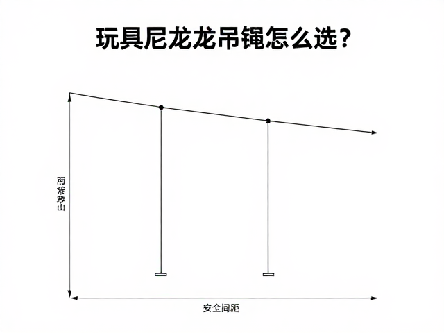 大型玩具悬挂尼龙吊绳怎么选?环保无毒,安全间距全攻略