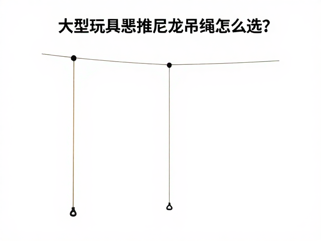大型玩具悬挂尼龙吊绳怎么选？模块化组装时间预估指南